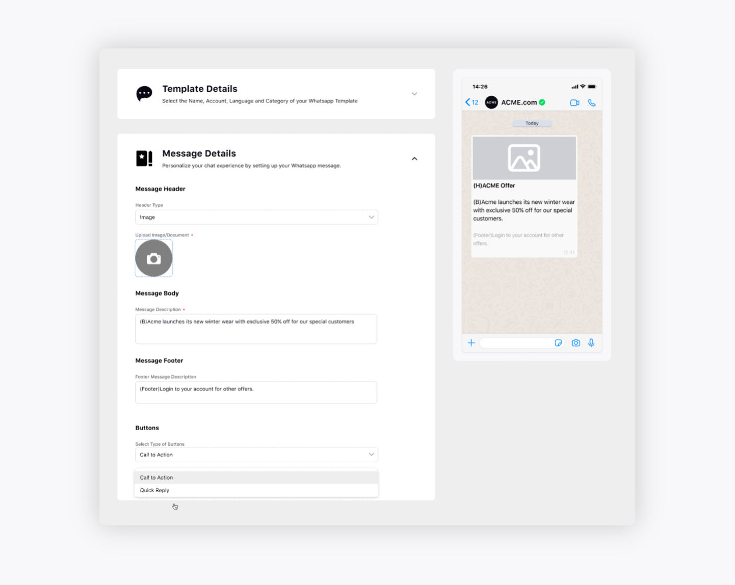 ‎WhatsApp HSM Templates In Sprinklr Advanced | Sprinklr Self-Serve Help ...